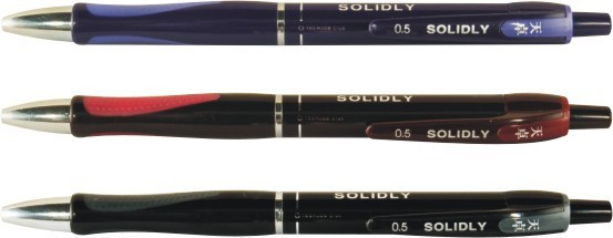 Kuličkové pero plast Solidly 0,5mm