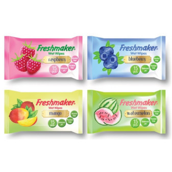 Ubrousky toaletní vlhčené, Freshmaker 15ks