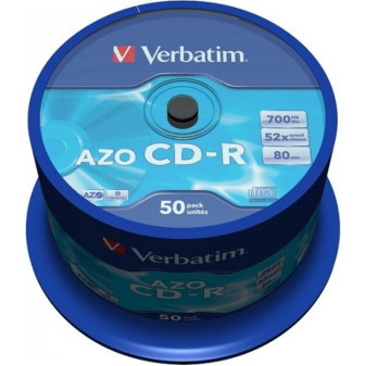 CD-R AZO Verbatim 700mb, 50ks