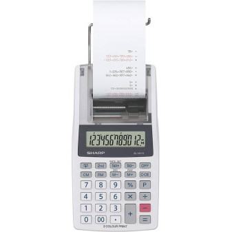 Kalkulačka SHARP EL-1611V, s tiskem, šedá