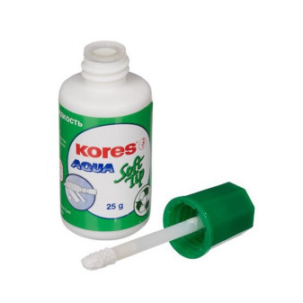 Korekční lak Kores Aqua soft, s houbičkou, 25g