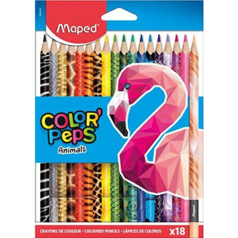 PASTELKY 18KS MAPED 3HR ANIMALS