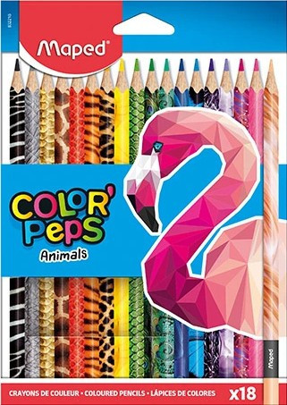 PASTELKY 18KS MAPED 3HR ANIMALS