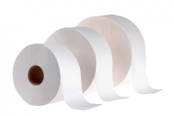 Toaletní papír Jumbo 23cm, 2 vr., celulóza, 1 role