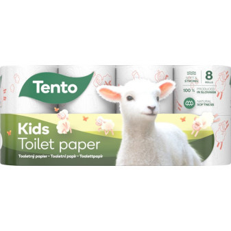 Toaletní papír Tento, 3vr, vůně, Kids, 8 rolí