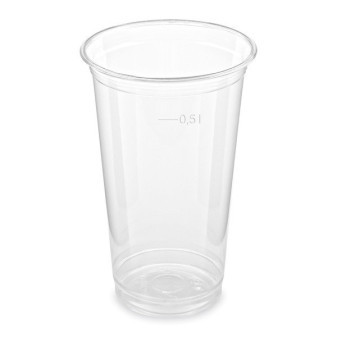 Kelímek PET čirý, 0,5l, 50ks