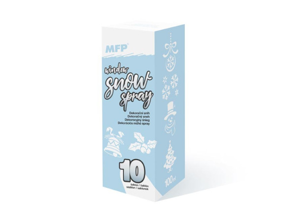 SNÍH VE SPREJI 100ML+ŠABLONY