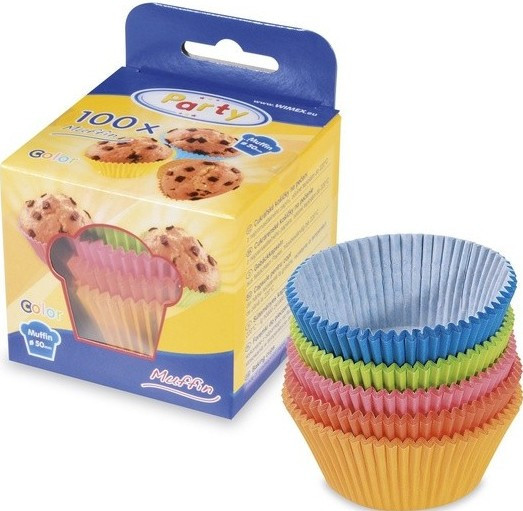 Cukrářský košíček 50x30/100ks barevný mix