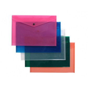 Obálka s drukem A3, transparentní mix barev