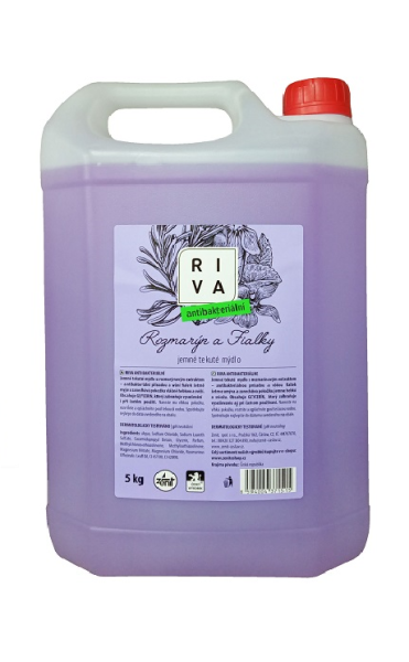 Riva tekuté mýdlo antibakteriální, 5l