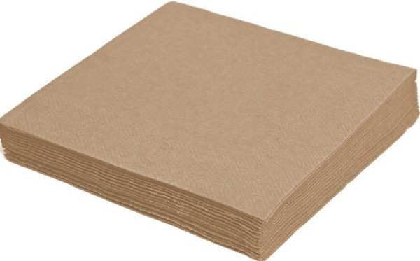 Ubrousky 24x24 250ks 2vr hnědá přírodní