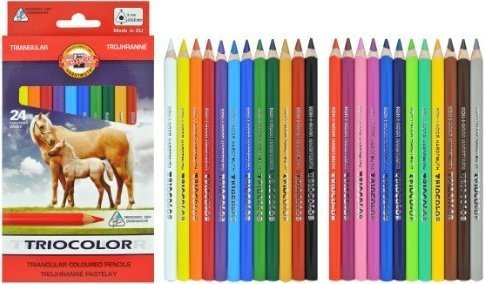 Pastelky 24ks Koh-i-noor 3hr JUMBO