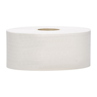 Toaletní papír Jumbo 19cm, 2VR, bílá, 1 role