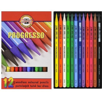 Pastelky 12ks Progresso Koh-i-noor