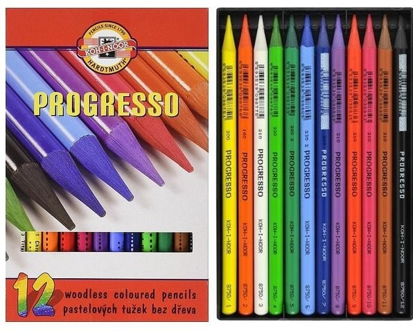 Pastelky 12ks Progresso Koh-i-noor