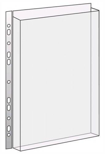 Obal A4 'U' na katalogy, PP, euro, čirá, 10ks