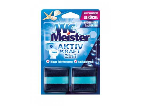WC Meister 2v1 tablety do nádrže, 2ks